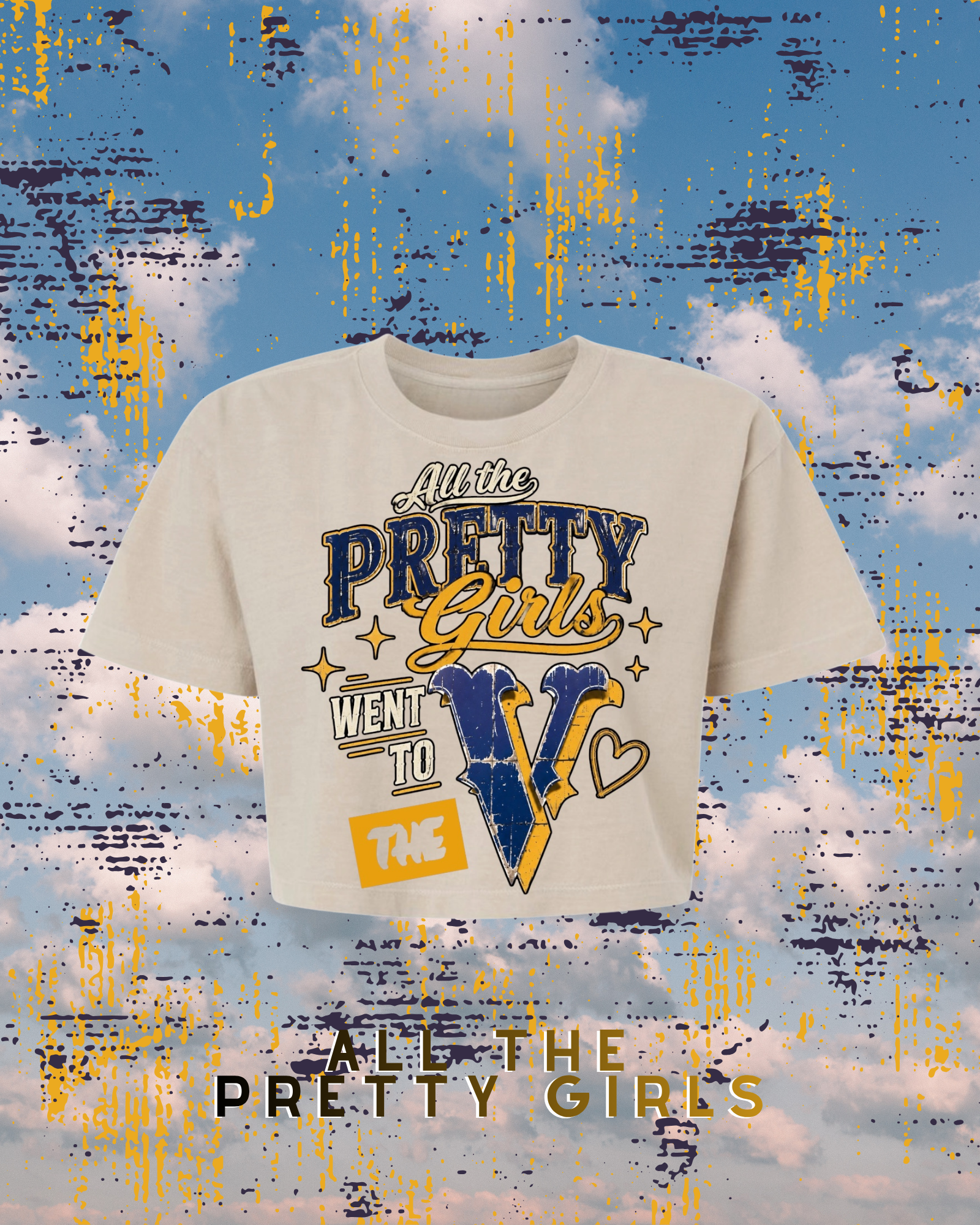 CVS (ALL THE PRETTY GIRLS) CROPPED TEE