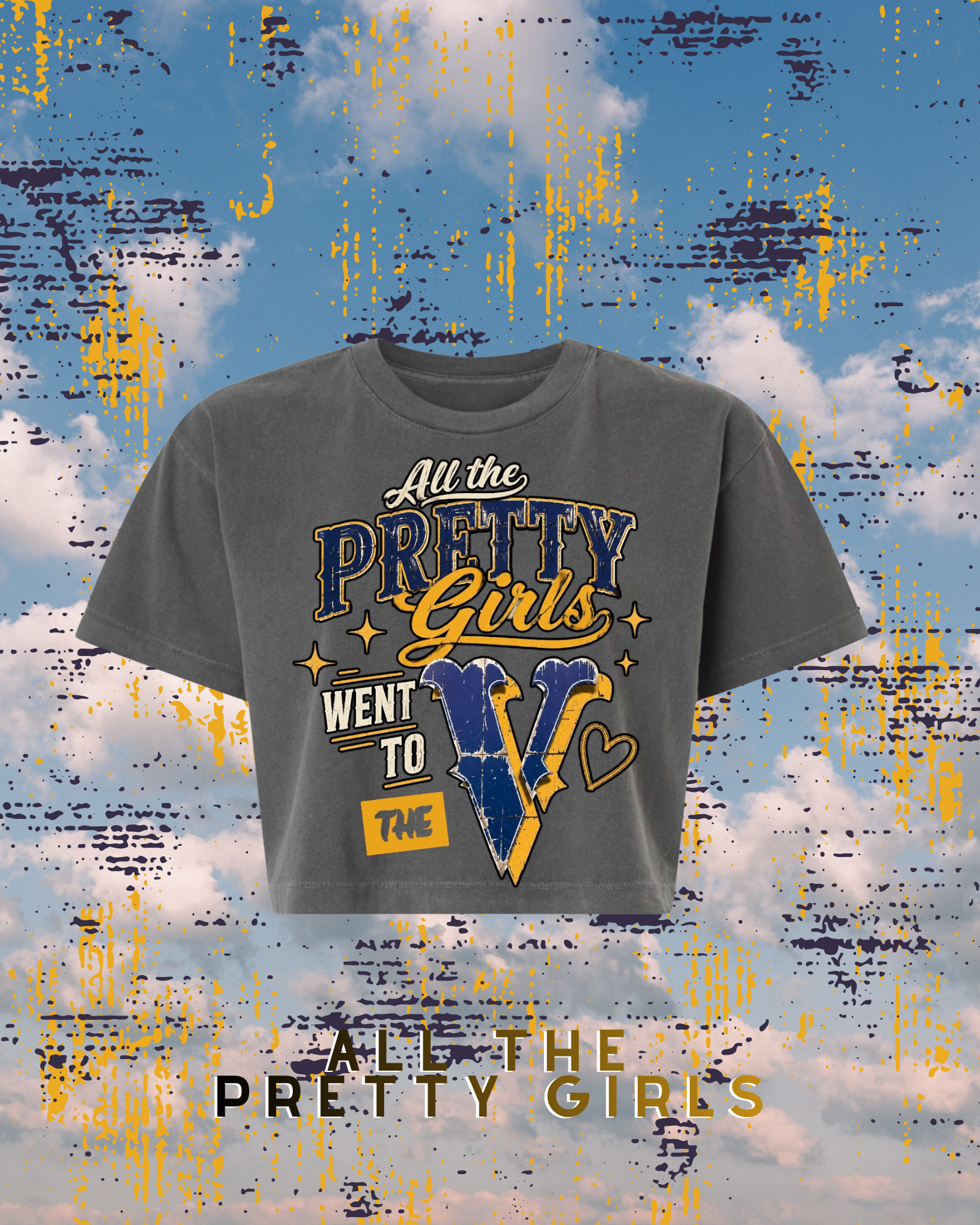 CVS (ALL THE PRETTY GIRLS) CROPPED TEE