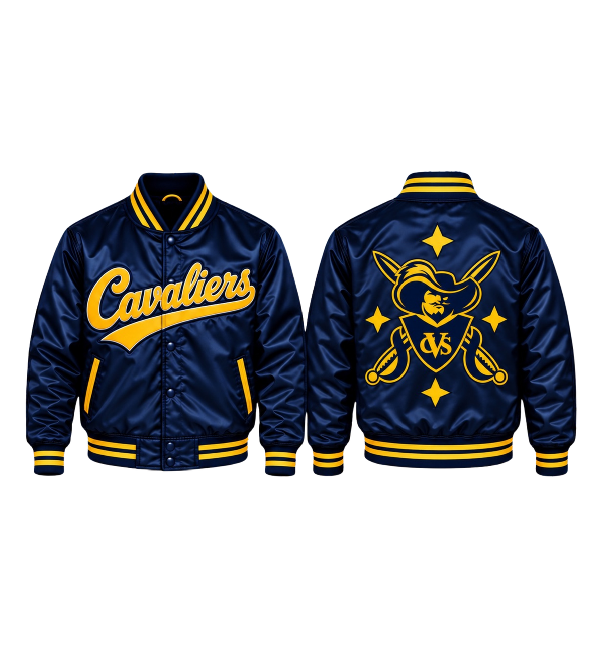 CAVALIER SATIN NAVY